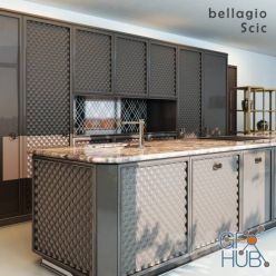 3D model Bellagio chic kitchen