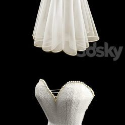 3D model Wedding Dress