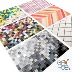 3D model Colored Carpets (max, fbx)