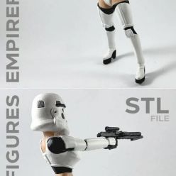 3D model Sexy Stormtrooper - Empire Figures – 3D Print