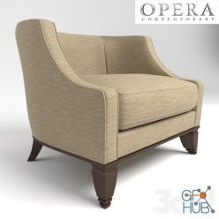 3D model Valentino armchair