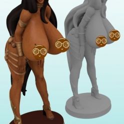 3D model Farah Topless – 3D Print