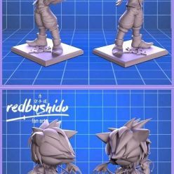 3D model Chibi Nightmare Sora FanArt from Kingdom Hearts – 3D Print