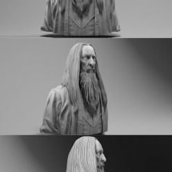 3D model Christopher Lee - Saruman - Lord of the RIngs – 3D Print