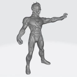 3D model Zombie Metalman – 3D Print
