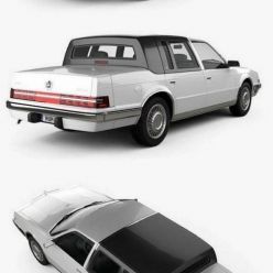 3D model Chrysler Imperial 1989 HUM car