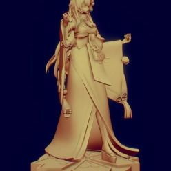 3D model Miss Hina-sama - Genshin Impact – 3D Print