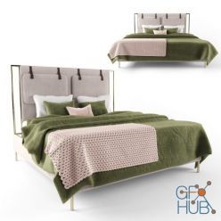 3D model Leigh Upholstered Bed