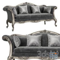 3D model Sofa classic Chelini Art.1104 Rovere