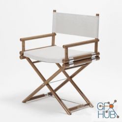 3D model Modern Director Chair Braid MAXIM