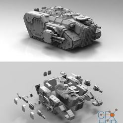 3D model Prowler Heavy Battle Tank – 3D Print