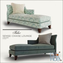 3D model Baker SENSEI CHAISE LOUNGE LAURA