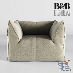 3D model B&B Italia Le-Bambole armchair