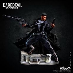 3D model The Punisher and Daredevil Diorama from Marvel – 3D Print