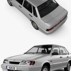 3D model VAZ Lada Samara (2115) sedan 1997