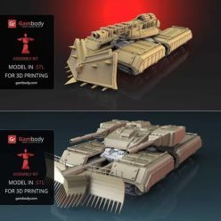 3D model Mammoth Tank Accessories - Set 1-2 – 3D Print