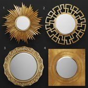 3D model Mirror set by Bassett and House of Hampton