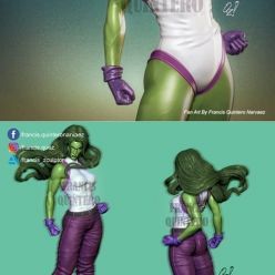 3D model Francis Quez - She-Hulk – 3D Print