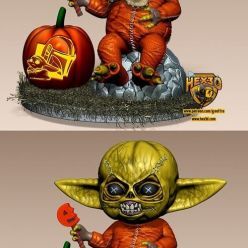 3D model Grogu Sam - Trick R Treat – 3D Print