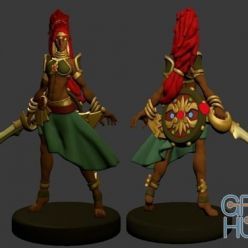 3D model Urbosa Miniature (Legend of Zelda) – 3D Print