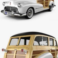 3D model Hum 3D Oldsmobile Special 66-68 station wagon 1947