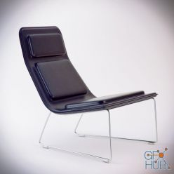 3D model Low pad armchair by Jasper Morrison