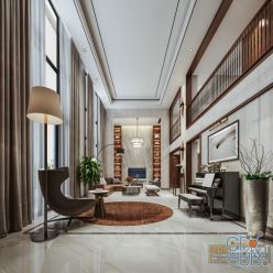 3D model American Style Interior 020