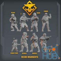 3D model Insurgent Recon Squad – 3D Print