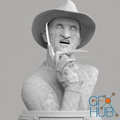 3D model Freddy Krueger Bust