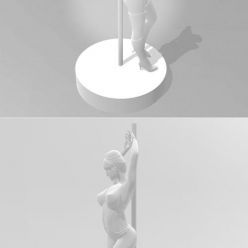 3D model Lana pole dance – 3D Print