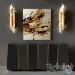 3D model Buffet SIDEBOARD LUXXU DARIAN