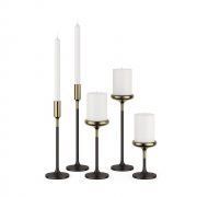 3D model Metal candleholders set