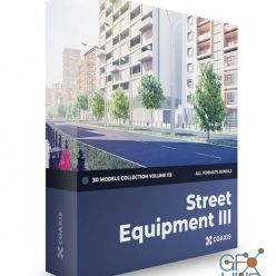 3D model CGAxis – Street Equipment III 3D Models Collection – Volume 113