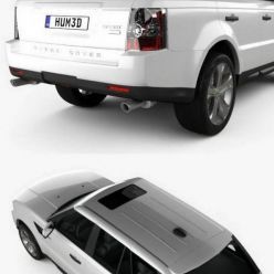 3D model Land Rover Range Rover Sport 2011