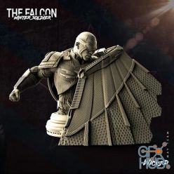 3D model Falcon Bust – 3D Print