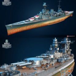 3D model World of Warships 3D-Models Collection