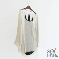 3D model Cloth sweater max 2011