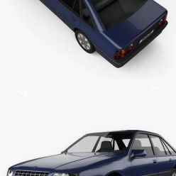 3D model Opel Senator (B) 1987 car