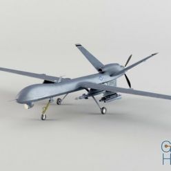 3D model American drone MQ-9 Reaper