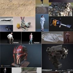 3D model PBR Game 3D-Models Bundle Feb 2020