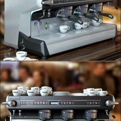3D model Professional Coffee Machines Rancilio 3 Groups
