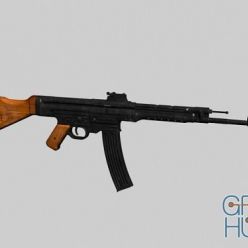 3D model StG 44 Assault Rifle Hi-Poly