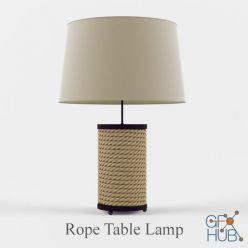 3D model Rope Table Lamp (max, obj)