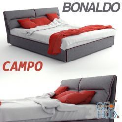 3D model Bonaldo Campo bed