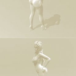 3D model Woman in shorts – 3D Print