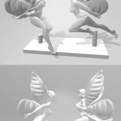 3D model Tinkerbell & Wendy – 3D Print