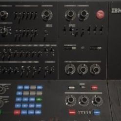 3D model IBM 370 Control Panel PBR
