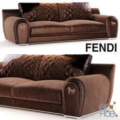 3D model Sofa VARENNE by Fendi Casa