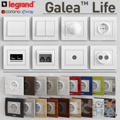 3D model Electrical equipment Galea Life by Legrand