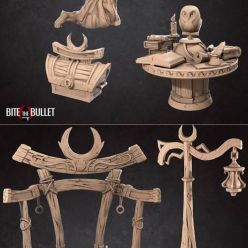 3D model Bite the Bullet - Night Elves Assets Pack – 3D Print